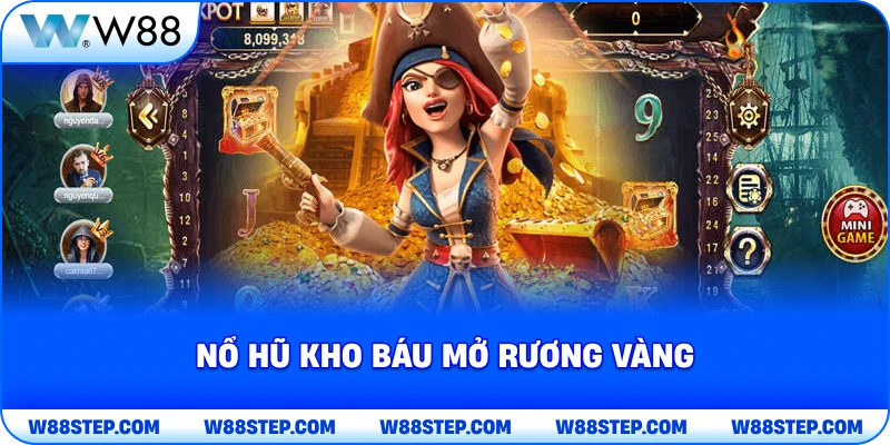 Nổ hũ kho báu mở rương vàng